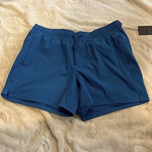 Men's Blue Athletic Shorts